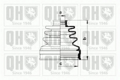 QUINTON HAZELL qjb980 -  Комплект пыльника, приводной вал